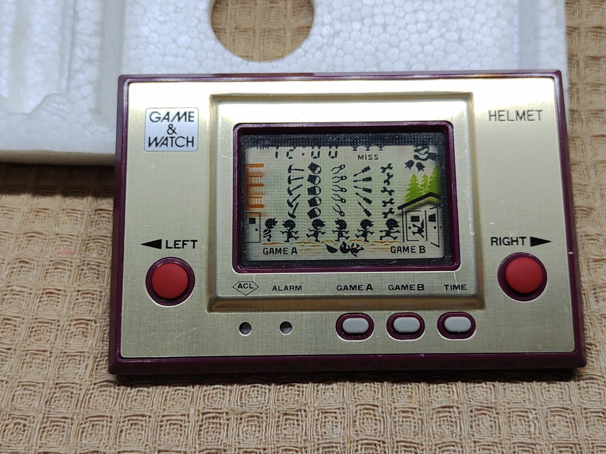 任天堂 ゲームウォッチ GAME&WATCH ヘルメット