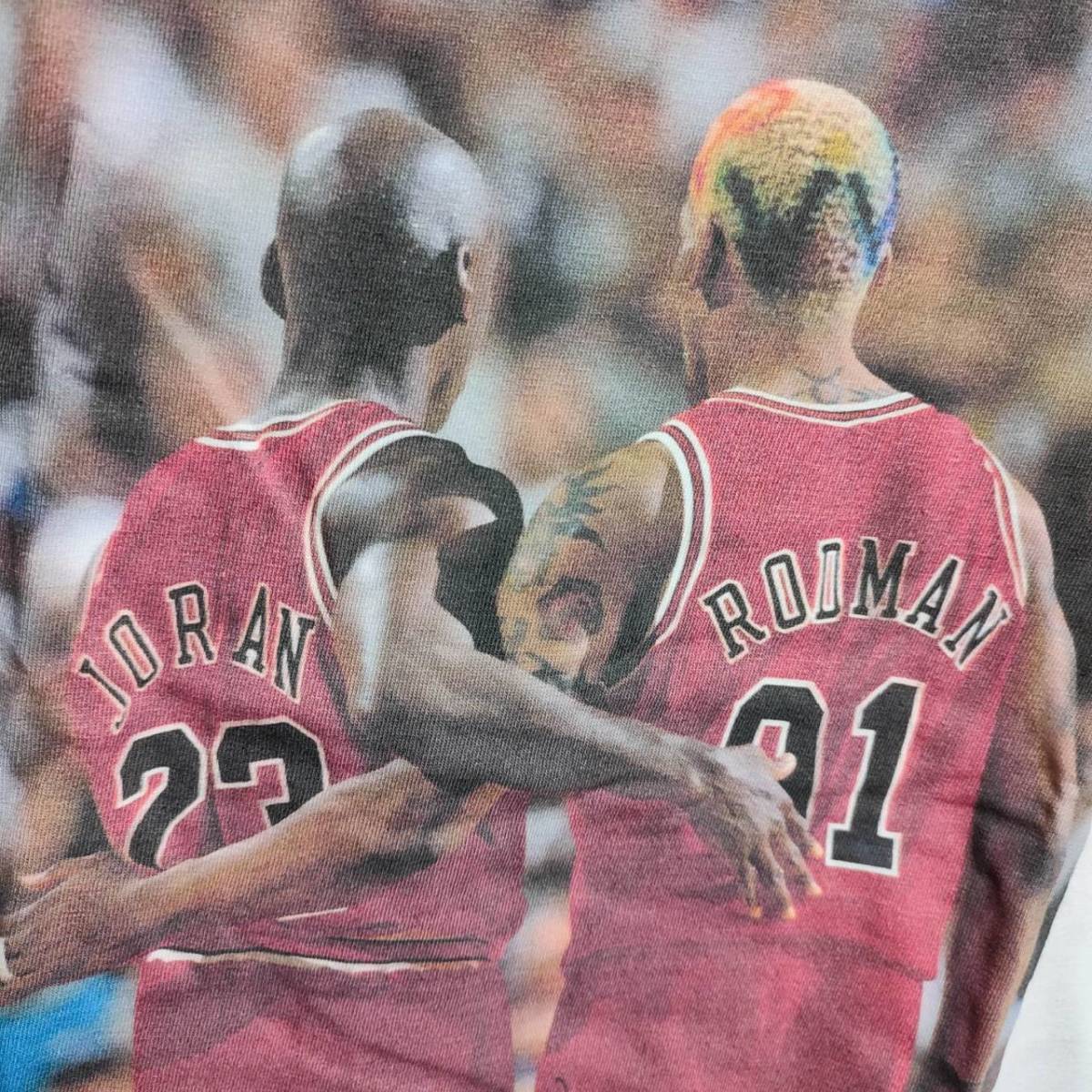 Paypayフリマ 送料無料 新品 Tシャツ Nba デニスロッドマン Dennis Rodman マイケル ジョーダン Michael Jordan