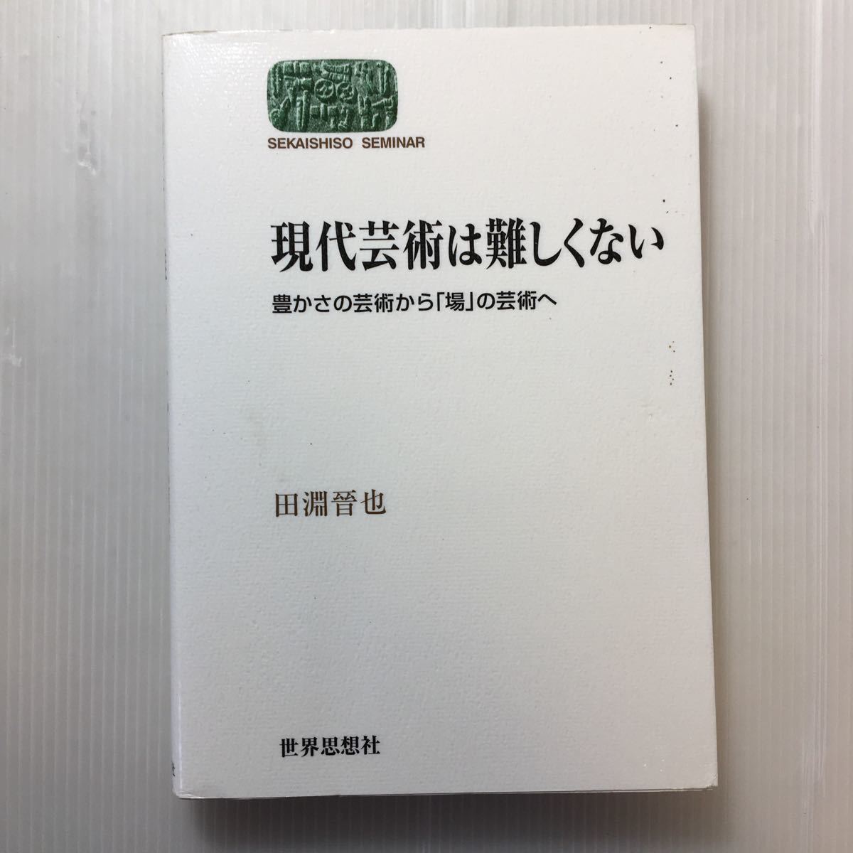 zaa-199♪現代芸術は難しくない―豊かさの芸術から「場」の芸術へ (SEKAISHISO SEMINAR) 単行本 2005/12/1 田淵 晉也 (著)_画像1