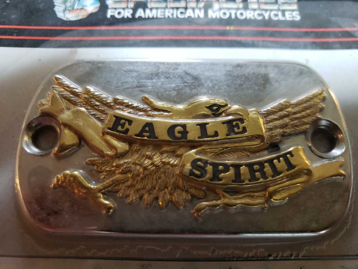 # new goods unopened / prompt decision / free shipping # Harley Davidson /# front brake master cap / cover / Eagle Spirits /EVO/ evo /XL/FX/FL