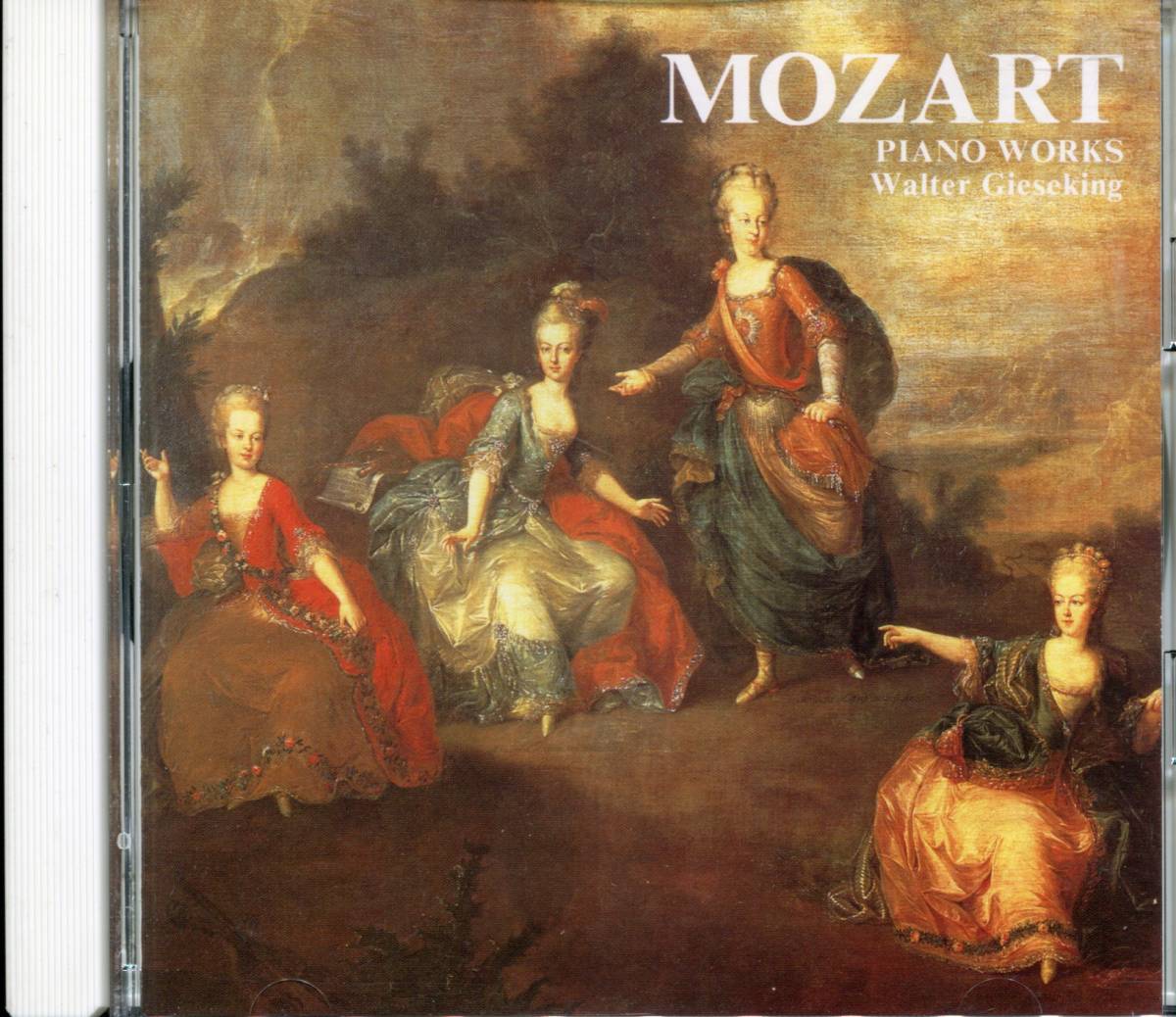 CD MOZART ピアノ名曲集　ピアノソナタ第11番　第13番　フランスの歌　ワルター・ギーゼキング（ピアノ）_画像1