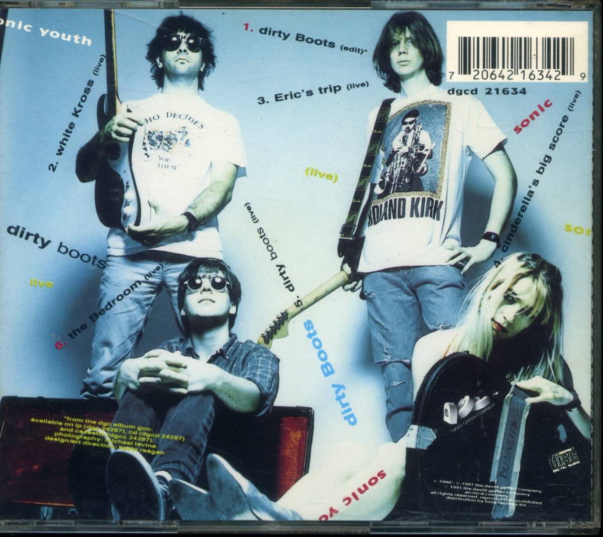 CD SONIC YOUTH DIRTY BOOTS_画像2