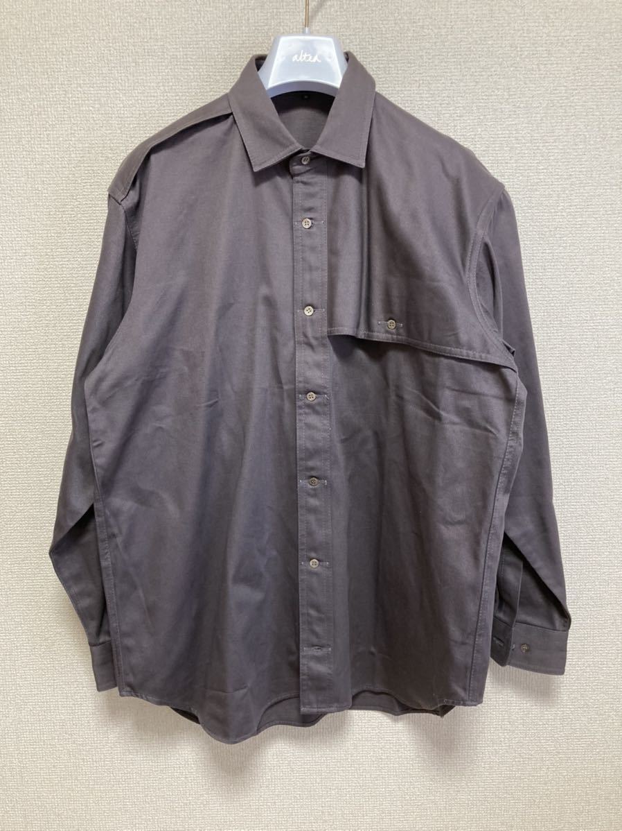 80s 初期 im ISSEY MIYAKE the shirts イッセイミヤケ シャツ 長袖シャツ HAMILTON ハミルトン S ビンテージ アーカイブ_画像1