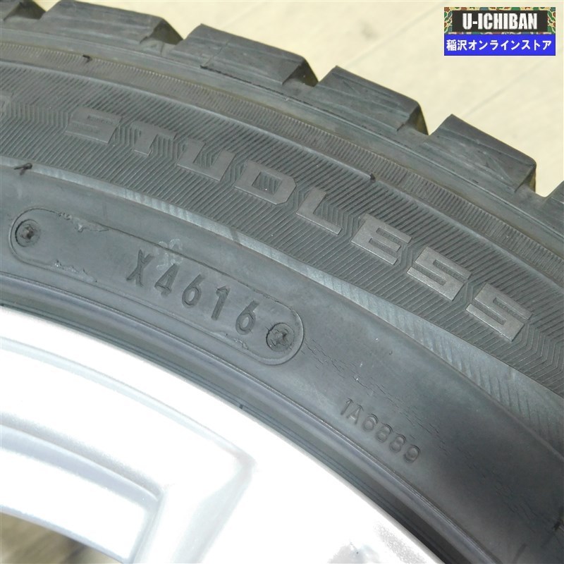 86 BR-Z インプレッサ 等 スタッドレスセット DUFACT 6.5-16+48 5H100 ダンロップ WM01 205/55R16 4本セット 009_画像8