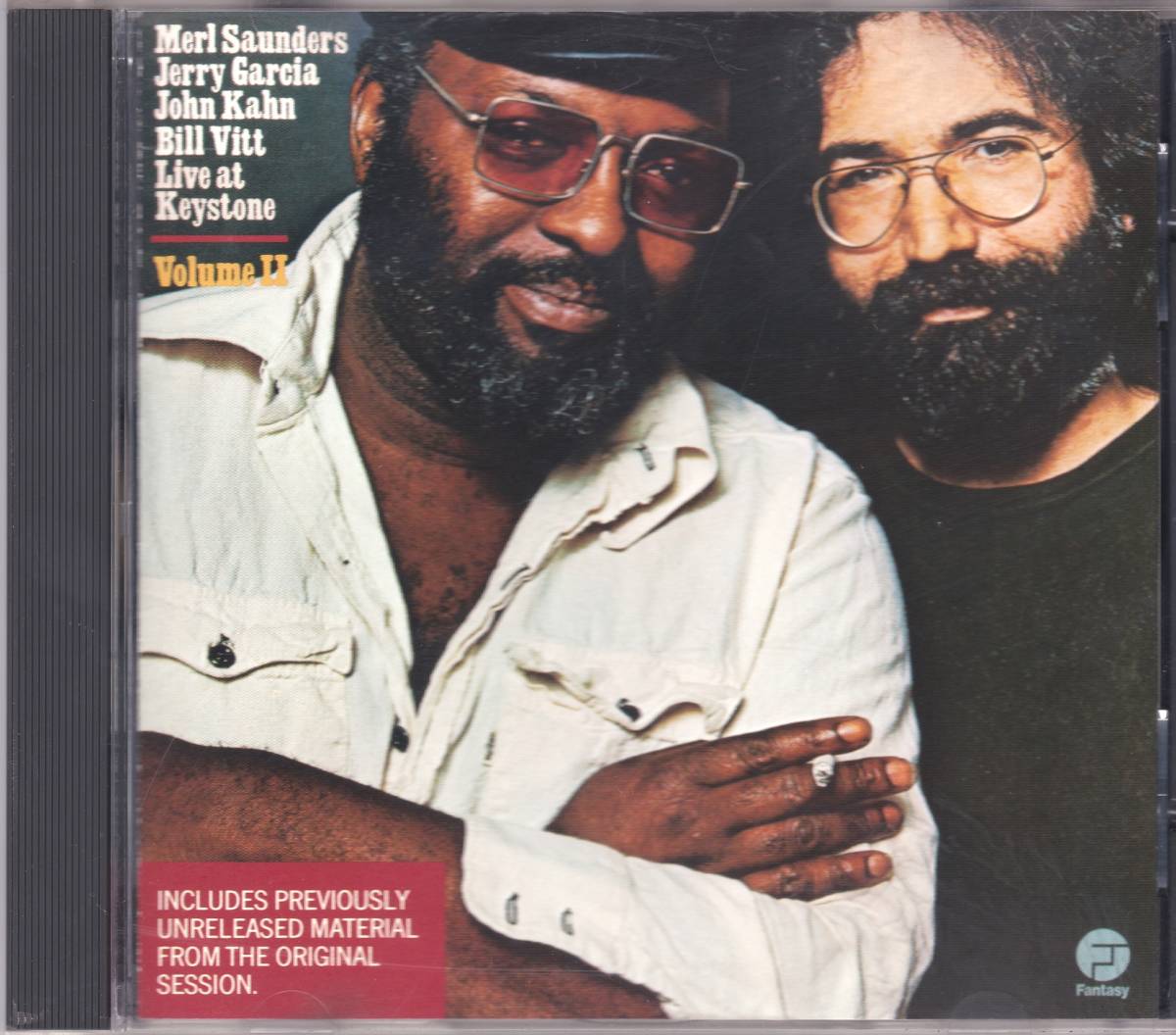 *MERL SAUNDERS&JERRY GARCIA&JOHN KAHN&BILL VITT/Live At Keystone Vol.2*73 year recording. so Wolf ru ultimate .. not super large name record * boat la+1 bending *