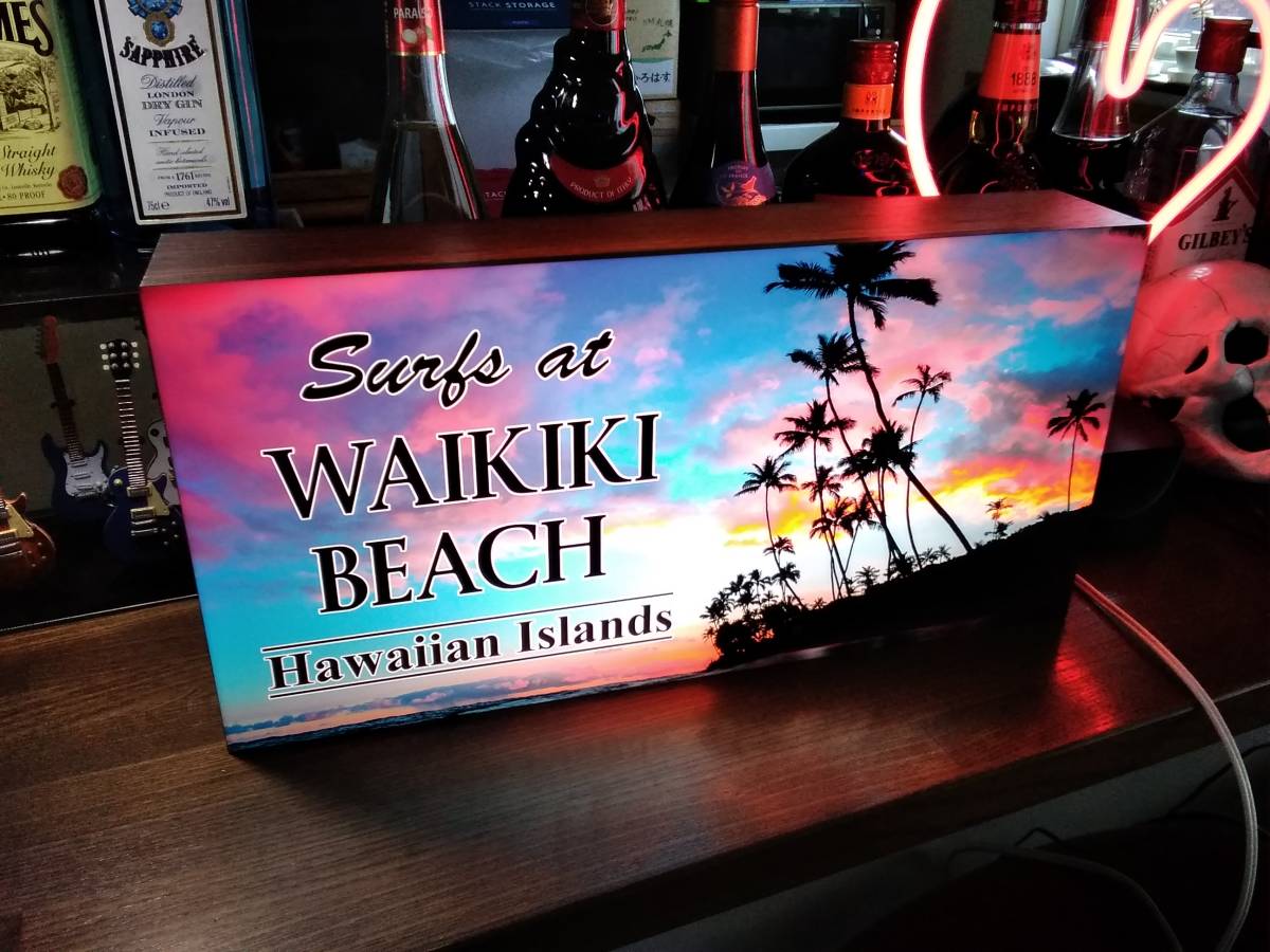 アメリカン雑貨☆ハワイ☆ワイキキビーチ☆ヤシの木☆HAWAII☆フォト