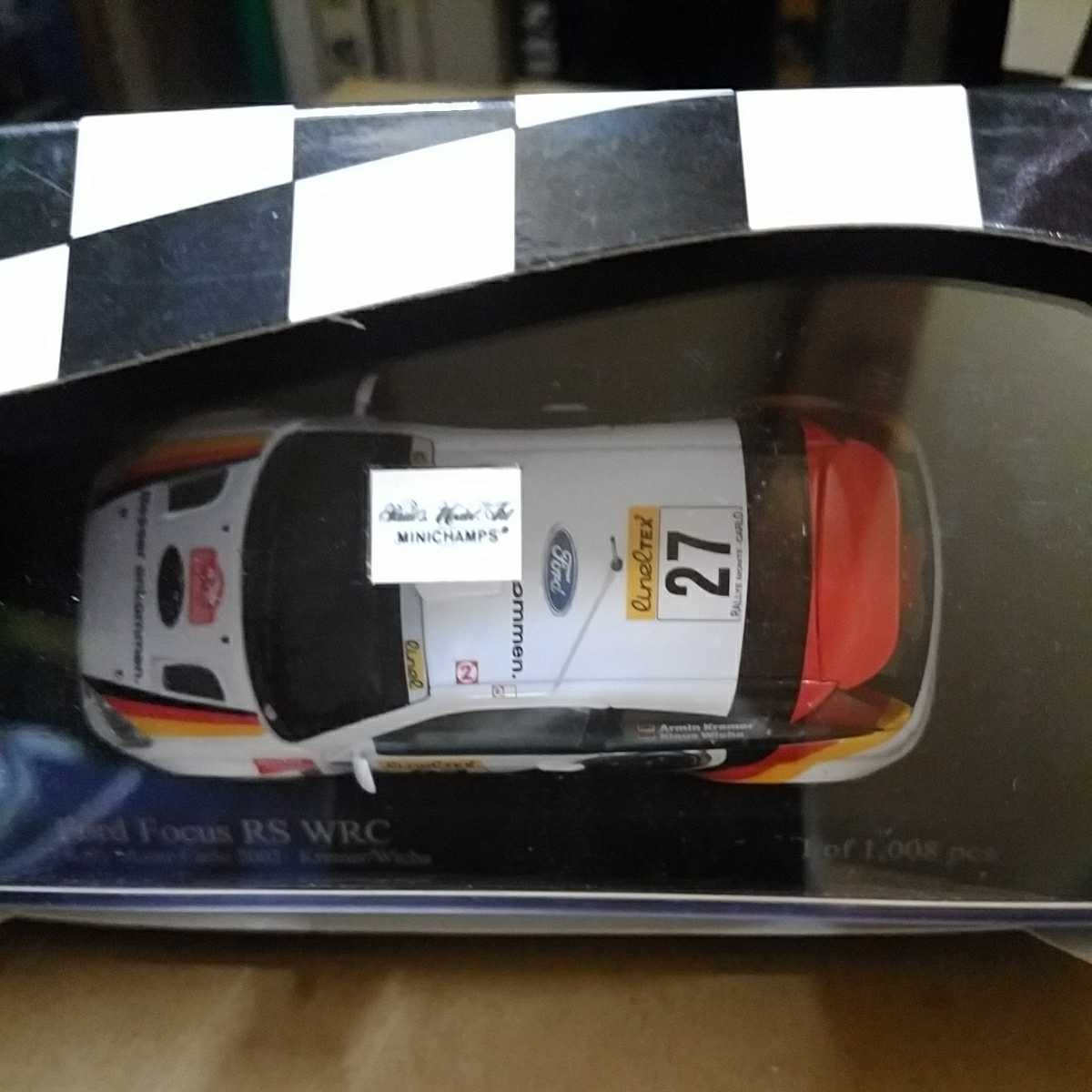 1/43 FORD FOCUS RS WRC フォード　フォーカス　2002 モンテカルロ　ラリー　ケルマー_画像3
