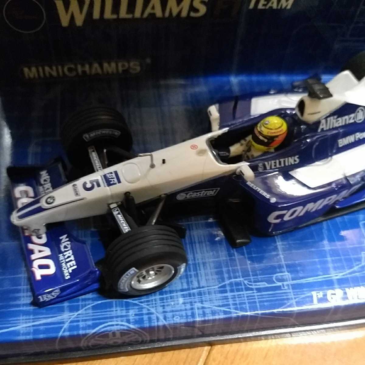 1/43 WILLIAMS BMW FW23 2001　サンマリノ　GP 初優勝　ウィリアムズ　 シューマッハ_塗装割れあり