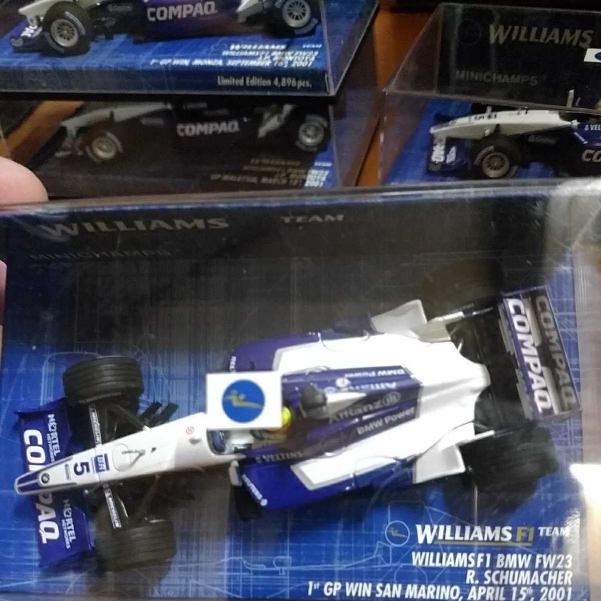 1/43 WILLIAMS BMW FW23 2001　サンマリノ　GP 初優勝　ウィリアムズ　 シューマッハ_画像3