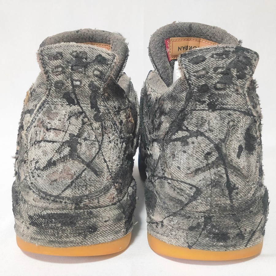 美品 カスタム NIKE AIR JORDAN 4 RETRO LEVIS NRG US9.5 27.5cm | www
