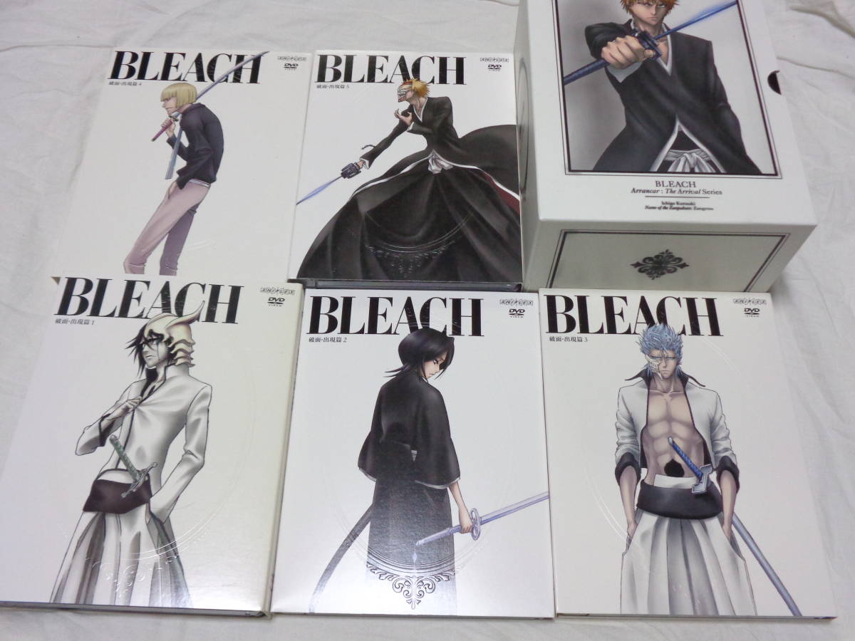 セル版 DVD/BLEACH ブリーチ　破面 出現篇 スリーブケース付 完全限定版 全5巻セット　全巻収納BOX付き_画像1