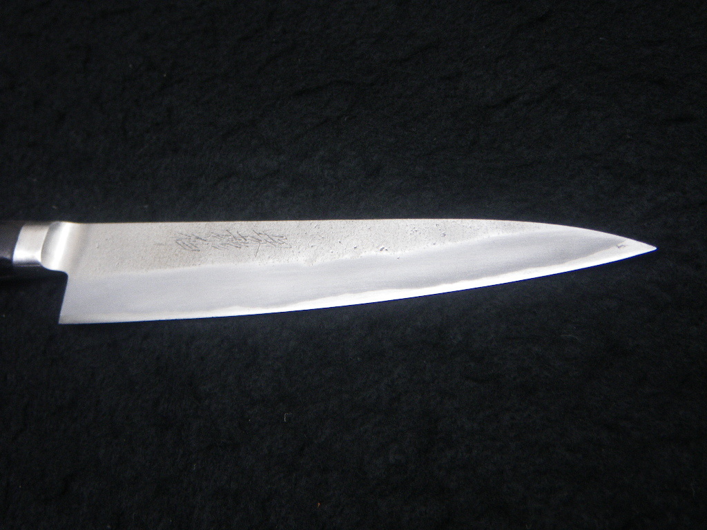 134mm　ペティナイフ　包丁　本職人　プロ仕様　料理人　パティシエ　日本製　SAKAI　RYUJIN　Japanese professional kitchen knife　V10鋼_画像2
