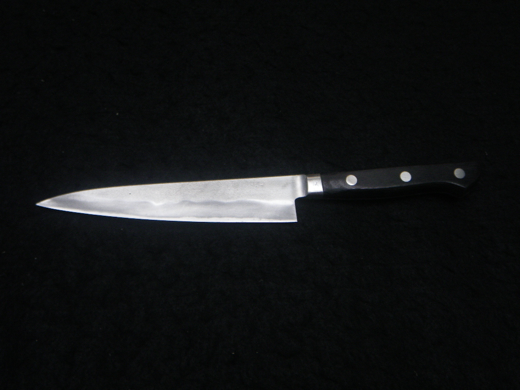 134mm　ペティナイフ　包丁　本職人　プロ仕様　料理人　パティシエ　日本製　SAKAI　RYUJIN　Japanese professional kitchen knife　V10鋼_画像8