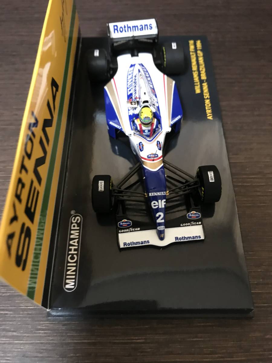 1/43 MINICHAMPS 【タバコ】 ウィリアムズ・ルノー FW16 #2 A.セナ