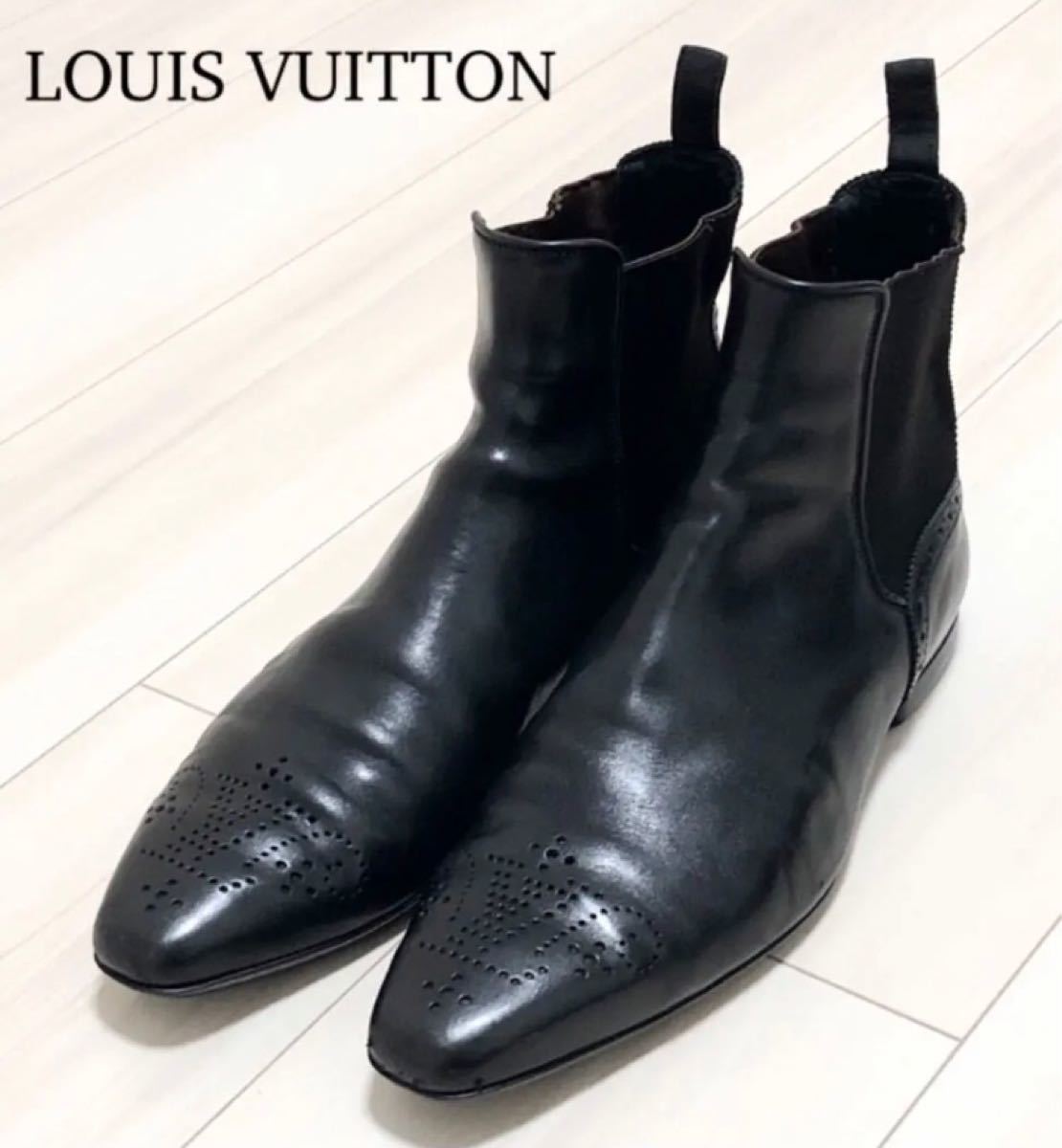 天然石ターコイズ LOUIS VUITTON ルイヴィトン サイドゴア ブーツ 靴