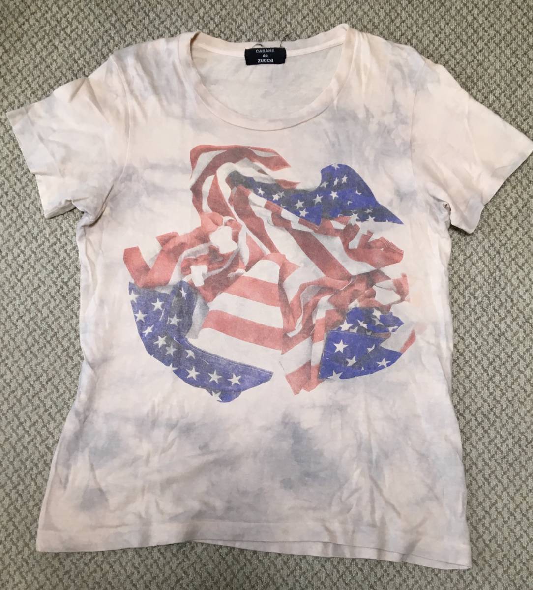 ズッカ アメリカ 星条旗 タイダイ サイケ Tシャツ ビンテージ zucca usa stars and stripes tie dye psyche T shirts archive vintage_画像1