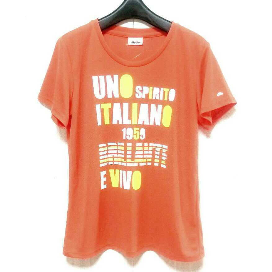 特価/未使用/ellesse/エレッセ/ゴールドウィン/レディス/半袖/Tシャツ/サイズ=M/胸囲=80~86cm/orange.coral
