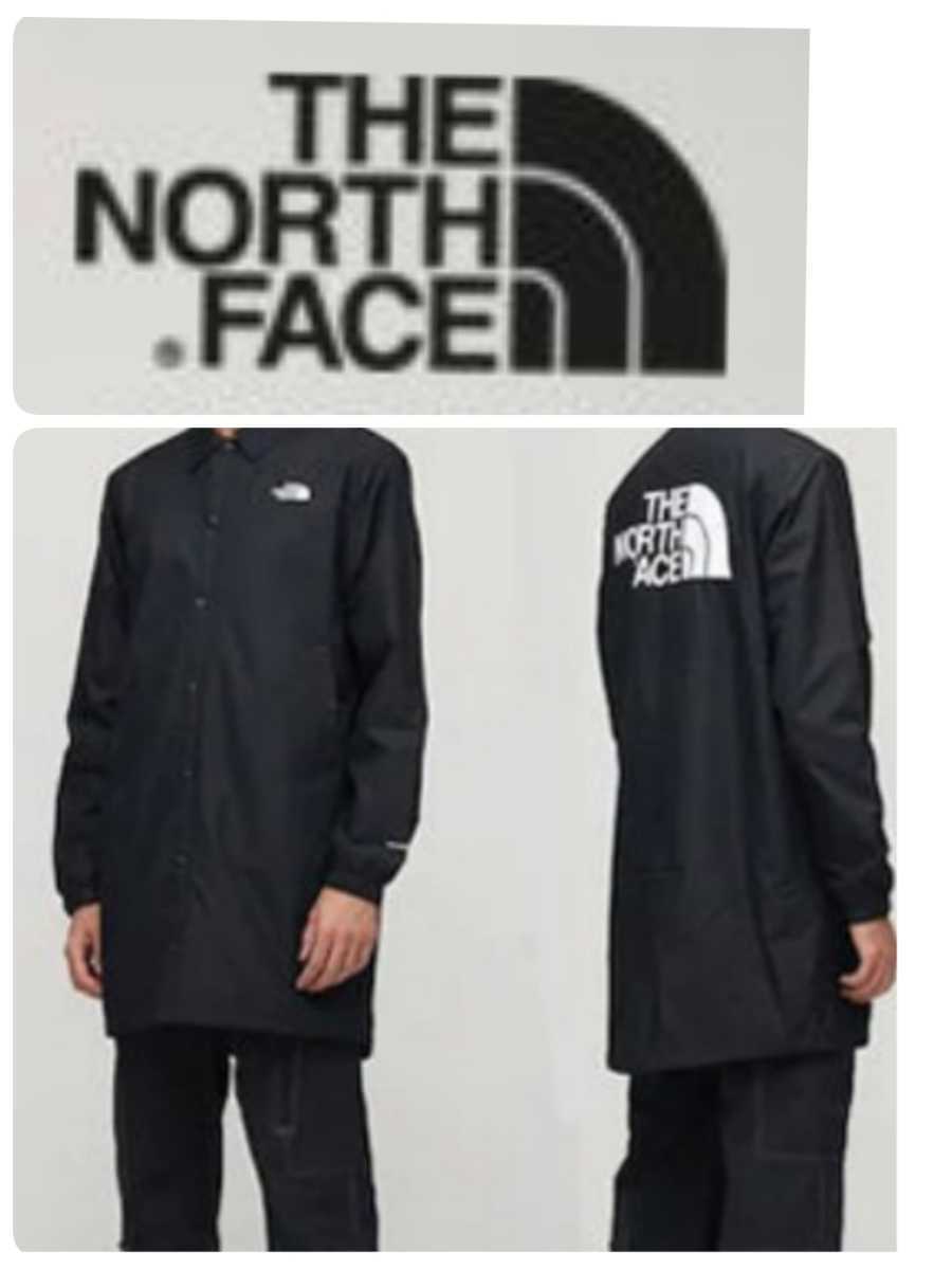 新品XS THENORTHFACEノースフェイス ハーフドームロゴ ロングコーチジャケット WINDWAL 防寒性・撥水性の高い裏起毛_画像1