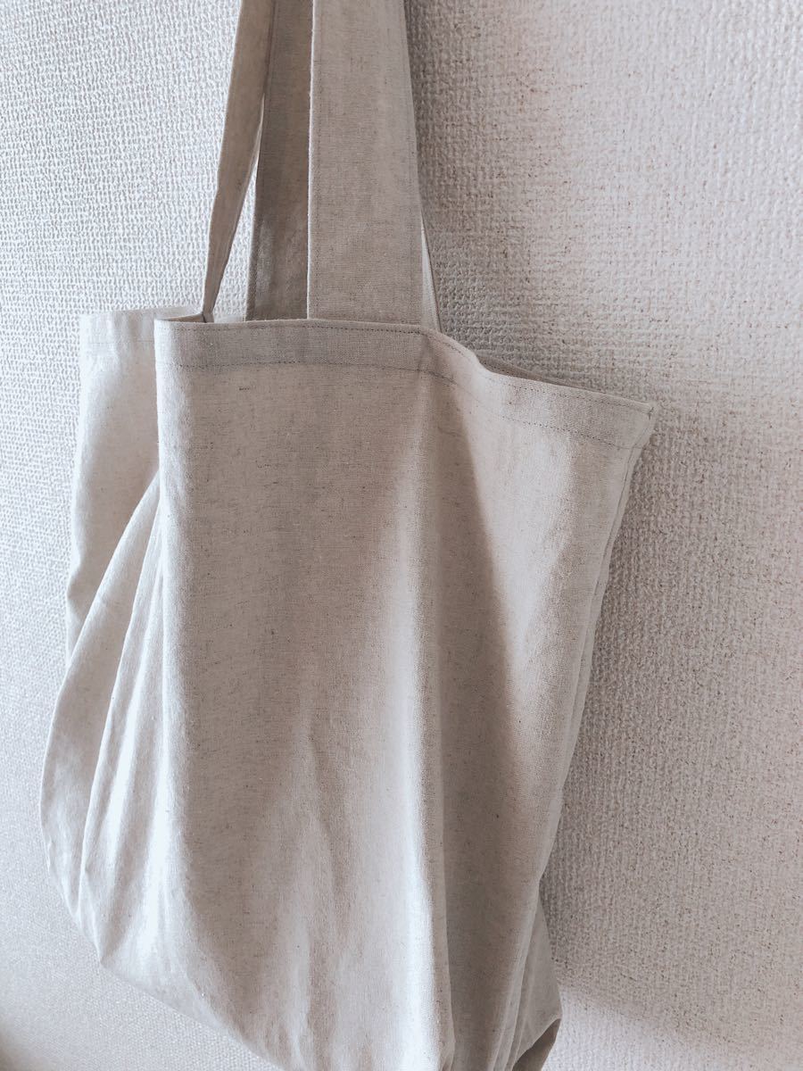 ＊handmade エコバック∴ きなり