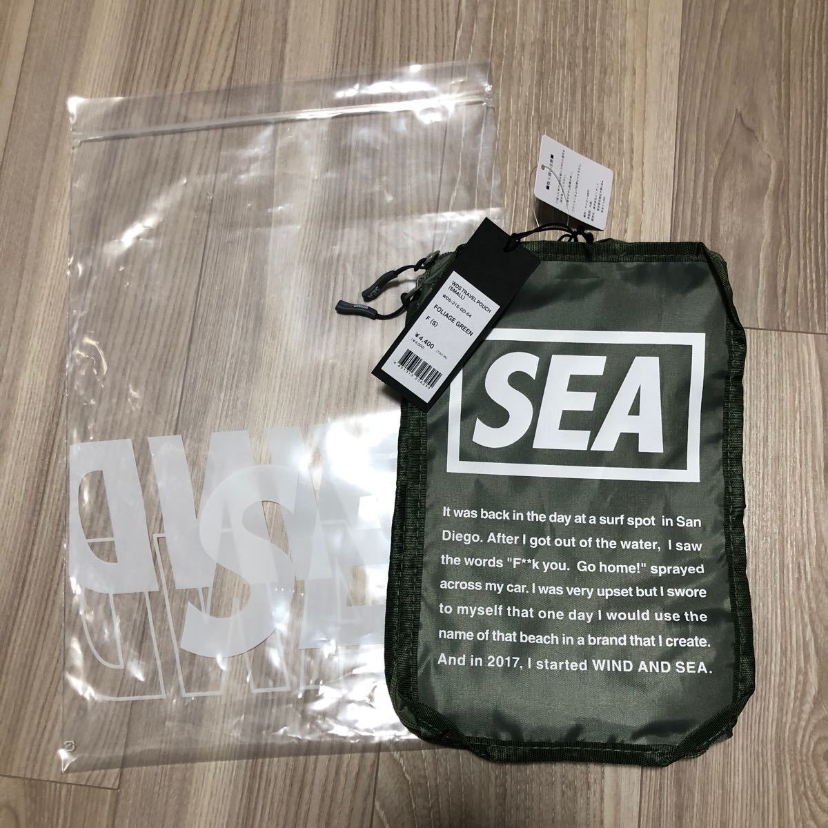 WIND AND SEA／TRAVEL POUCH トラベルポーチ