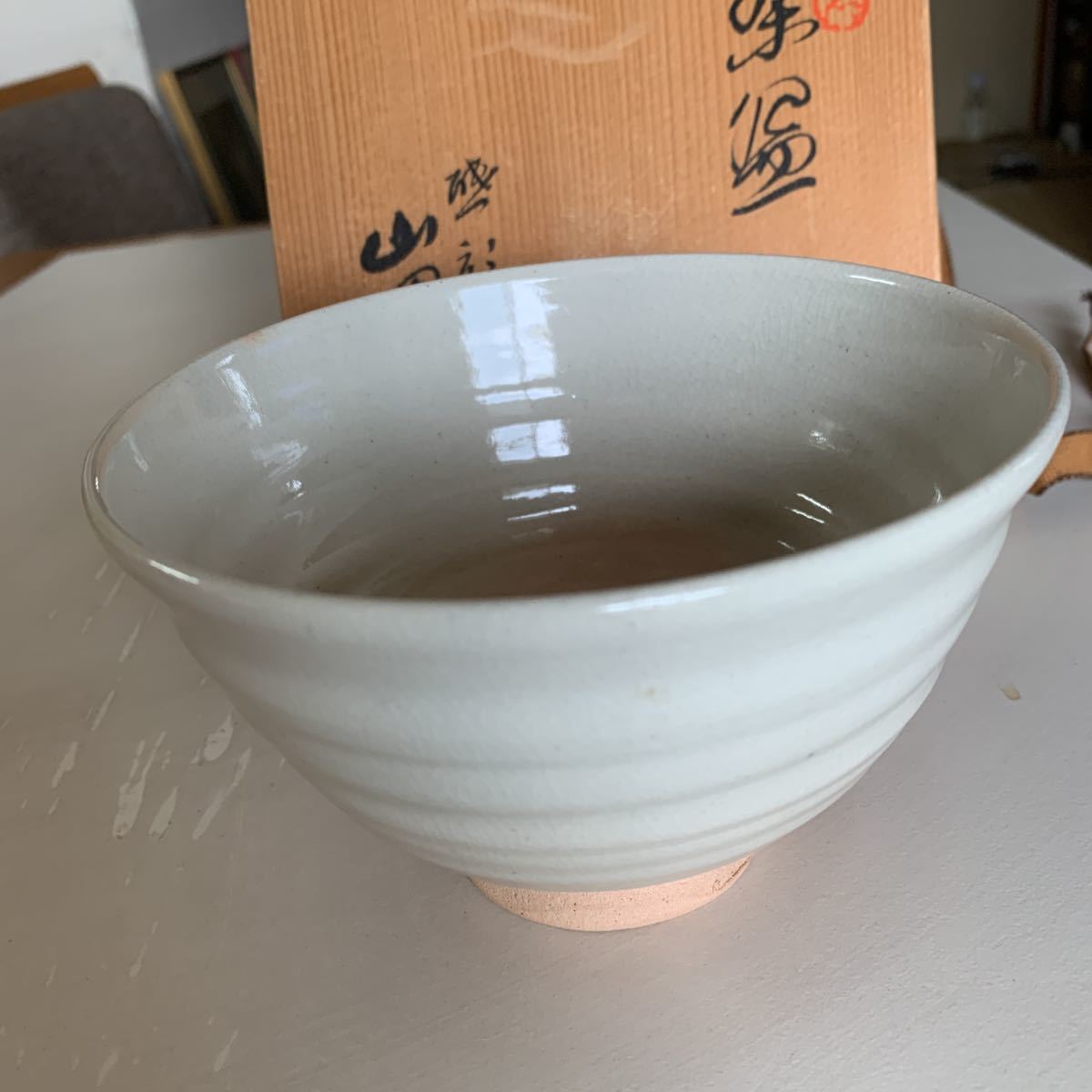 砥部焼山田白水作茶碗茶道具抹茶碗茶道共箱未使用品商品細節| Yahoo