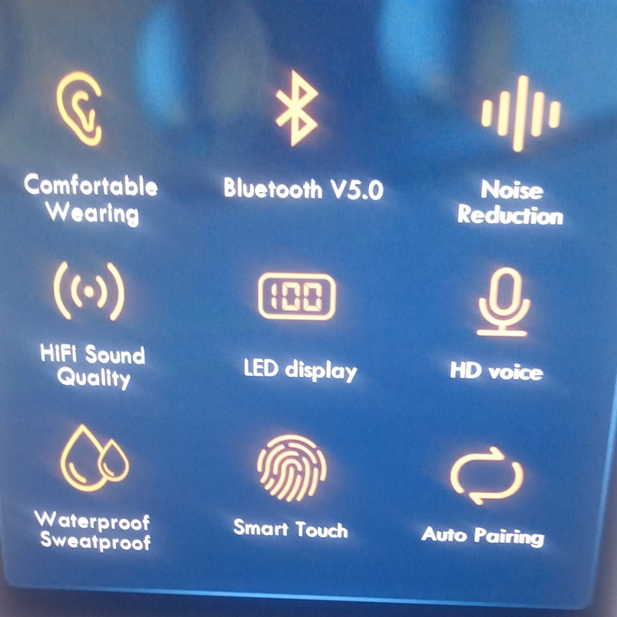 bluetooth5.0  ワイヤレスイヤホン