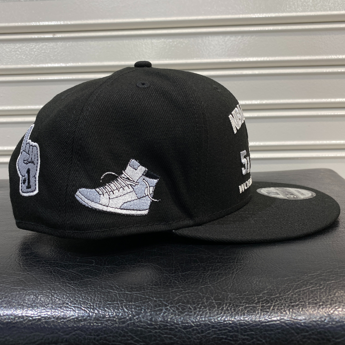 USA限定 Newera ニューエラ NBA ファイナルズ ワールドチャンピオン 9FIFTY スナップバックキャップ 黒 サンアントニオ スパーズ Spurs_画像4