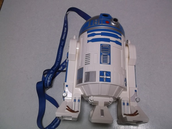 (　東京ディズニーランド ×　スターウォーズ　【　 R2-D2　ロボット型容器 背丈30cm　小物入れにどうぞ♪　】　STAR WARS_画像1