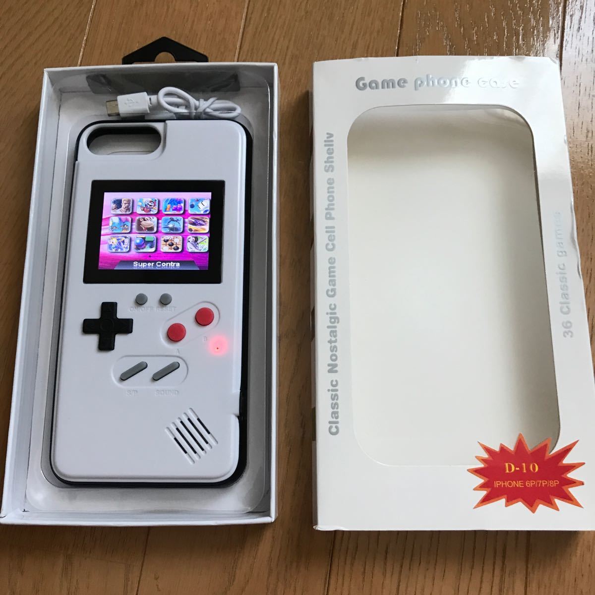 Paypayフリマ Iphone 6p 7p 8p ゲームボーイ風スマホケース