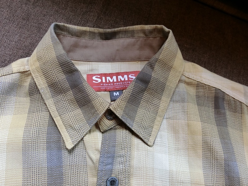 SIMMS シムス　ブラックフォード　シャツ　★即決★_出品＝USSです。