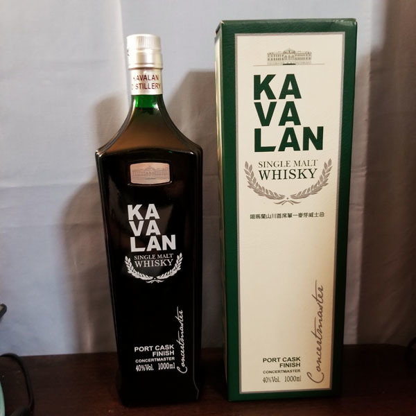 ★未開封★古酒★KAVALAN/カバラン　シングルモルト ウイスキー　PORT CASK FINISH　40％ 1L_画像1