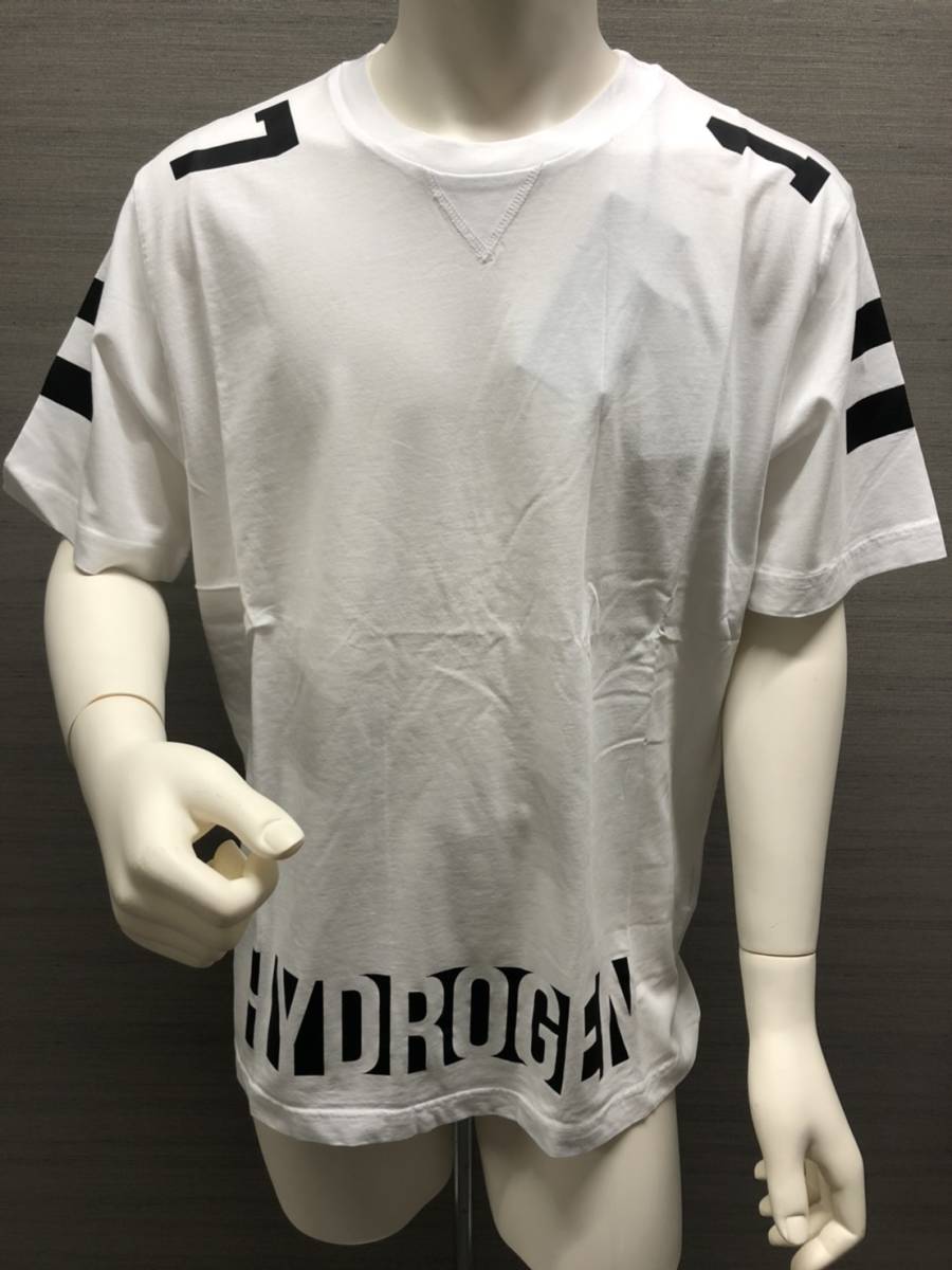 本物 新品 HYDROGEN ハイドロゲン半袖Tシャツ 220608 白 S