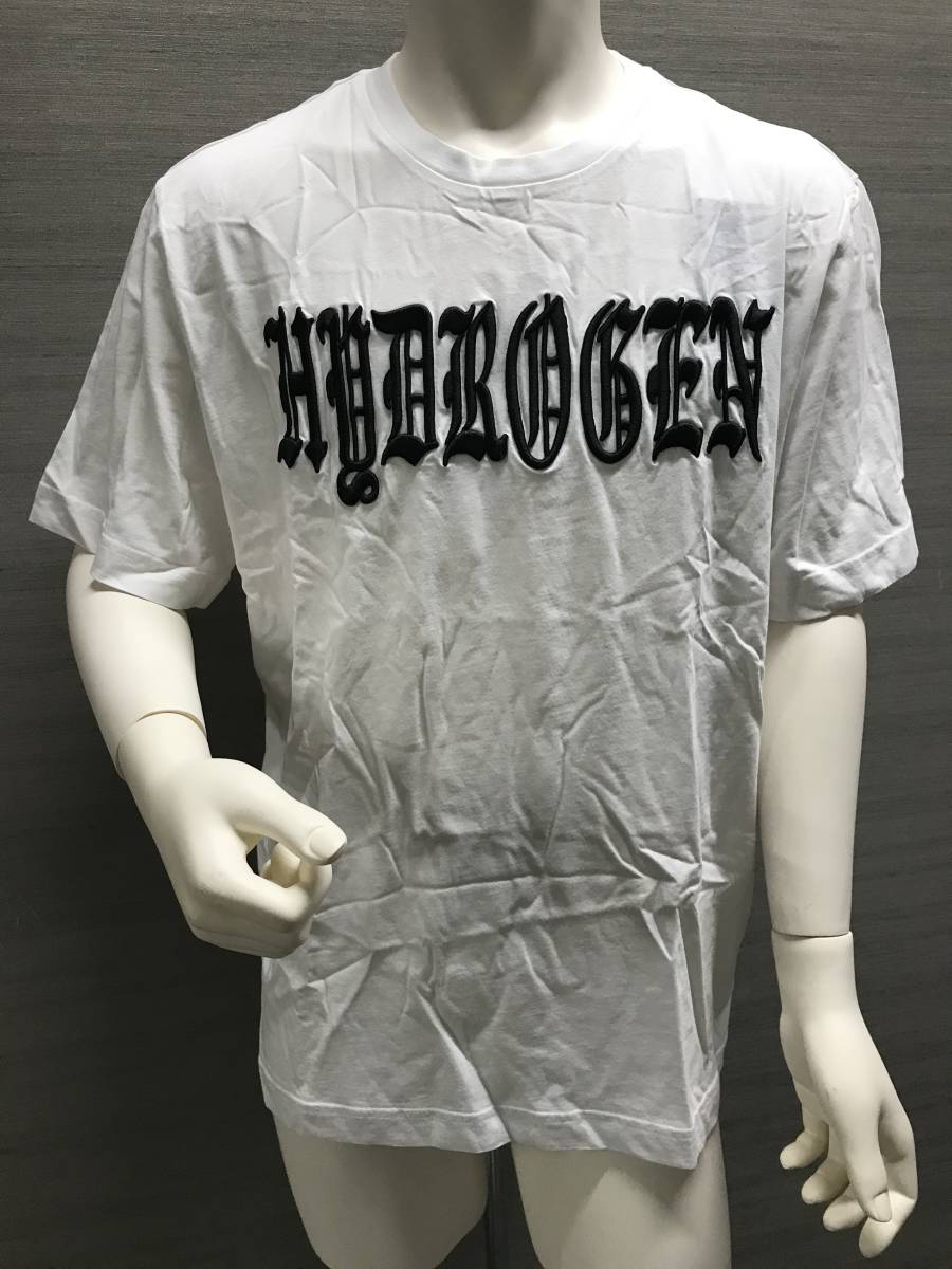 本物 新品 HYDROGEN 半袖Tシャツ 220624 白 XL