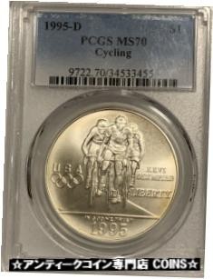 若者の大愛商品 金貨 銀貨 #5402 Commemorati MS70 PCGS Cycling 1995-D アンティークコイン その他