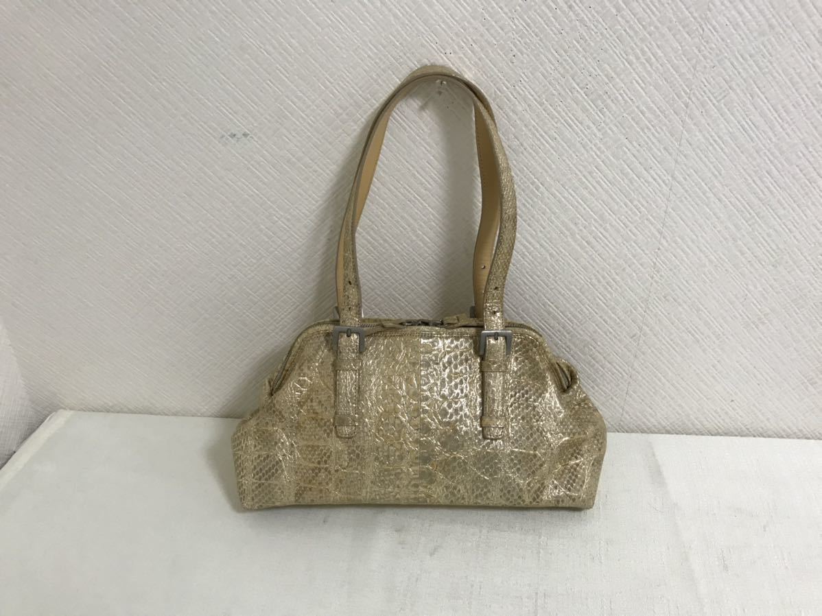 トレフォイル 【美品】型押し本革ハンドバック - 通販 - www