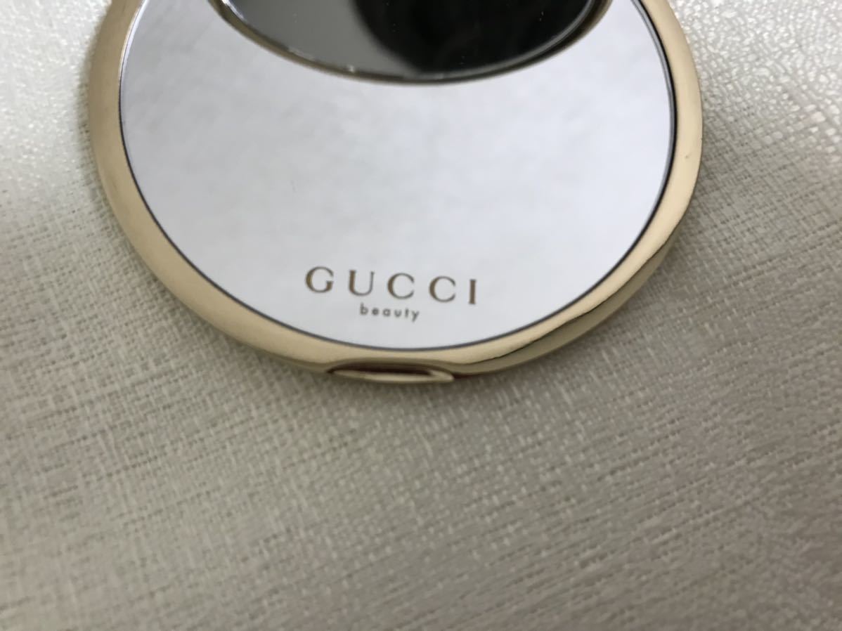 本物グッチGUCCI二つ折りGG柄コンパクトミラー鏡旅行トラベルメンズレディースビジネスコスメビューティー金ゴールド_画像4