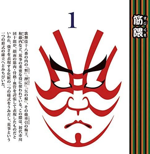 万年 日めくり 歌舞伎THE隈取り カレンダー 壁掛け 卓上 KABUKUI 送料198円～ _画像2