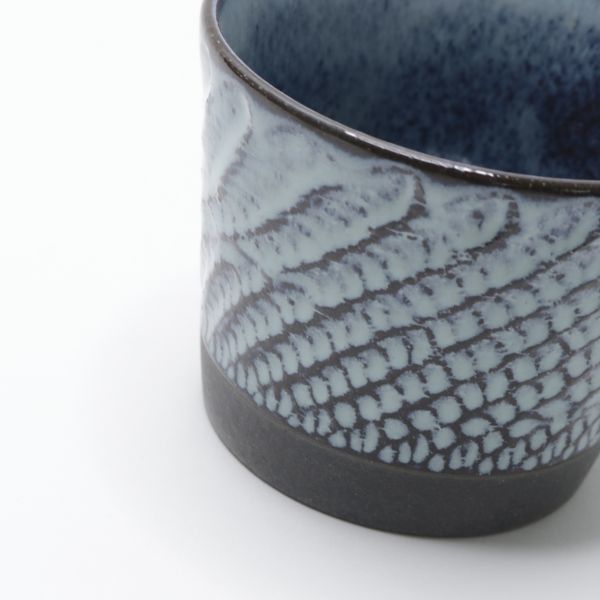 送料無料■陶器 マグカップ 美濃焼 スパイラルマグ ブルー 陶器製 コーヒーカップ 日本製 和食器 / 30803の画像4
