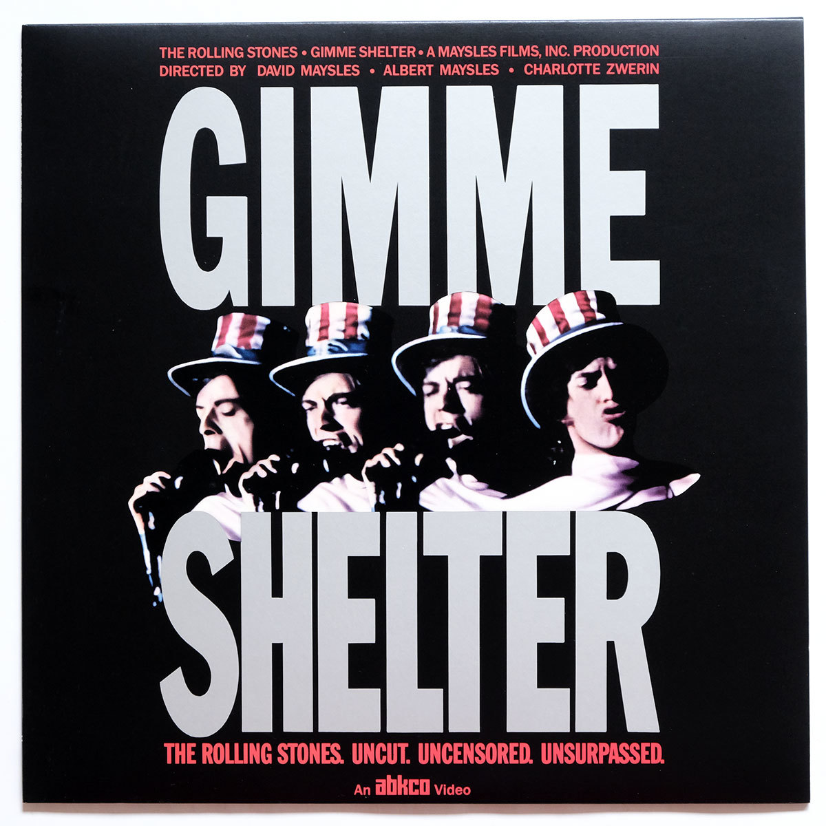 《US盤LD》The Rolling Stones●Gimme Shelter●ローリング ストーンズ●ギミー シェルター/レーザーディスク_画像1