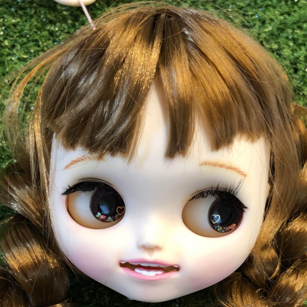 フェイスパーツのみ! カスタム アイシードール フェイス 白肌 笑顔 匿名配送
