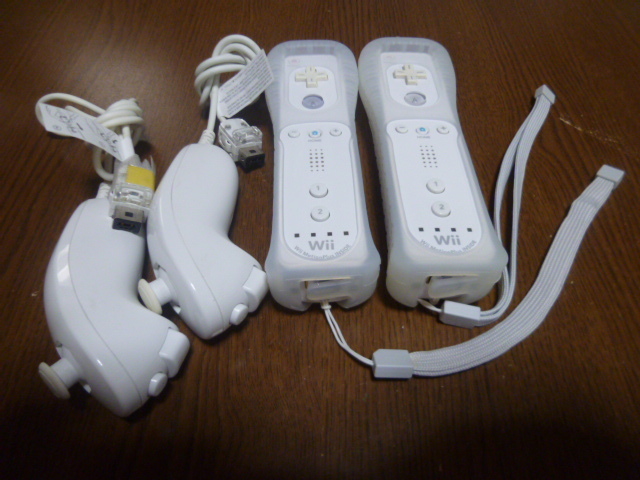 RSJN91【送料無料 動作確認済】Wii リモコン モーションプラス ジャケット ストラップ　ホワイト　白　2個セット
