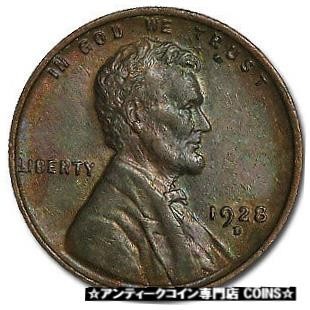 シルバー ゴールド アンティークコイン 1928-D Lincoln Cent BU - SKU#16193 #6555 その他
