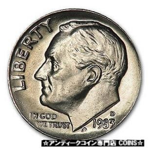 人気激安 シルバー ゴールド アンティークコイン 1983-D Roosevelt 