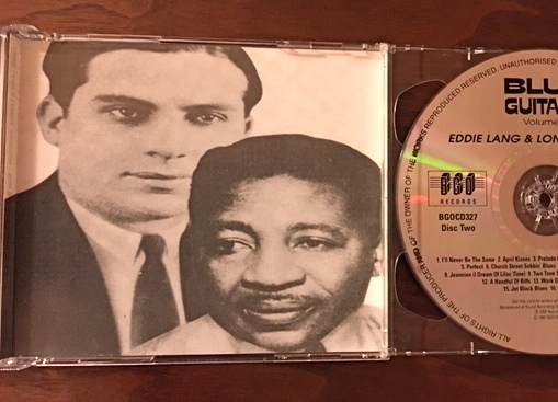 Eddie Lang & Lonnie Johnson★... *  ...＆... *  ... 2CD/Blue Guitars I & II ... передний  блюз  *   гитара     Pioner  ,  редкий  пластинка 