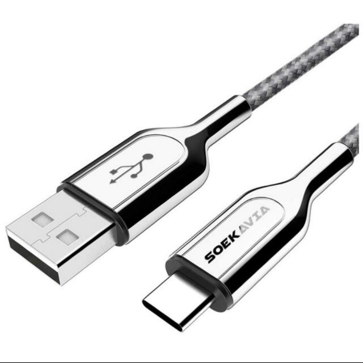 USB Type C ケーブル 充電ケーブル SOEKAVIA 【1mUSB-C & USB-A 3.0 ケーブル 