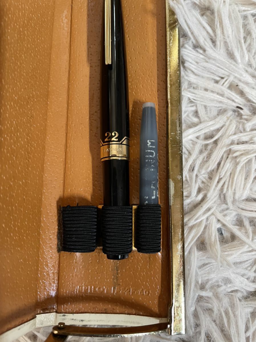 Pilot PS2P-60 22k PLATINUM 万年筆 インク ケース付き