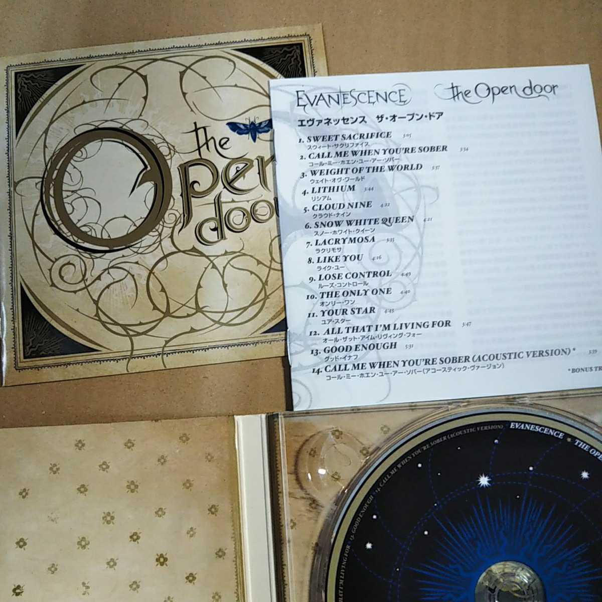 中古CD EVANESCENCE / エヴァネッセンス『The Open door』国内盤/帯有り/紙ジャケ EICP-670【1462】