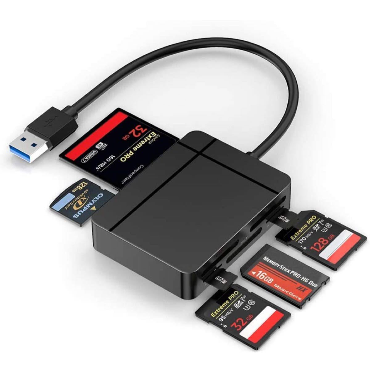 SD カード リーダー USB 3.0 マイクロ SD カード リーダー TF/Micro SD/SD/MS/XD/CF USB 