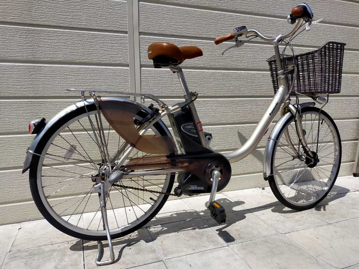 パナソニック VIVI LIGHTU 電動アシスト自転車 24インチ ENDU433 2014年 内装3段変速 8.0Ahバッテリー・充電器 整備済み自転車！ 061703_画像3