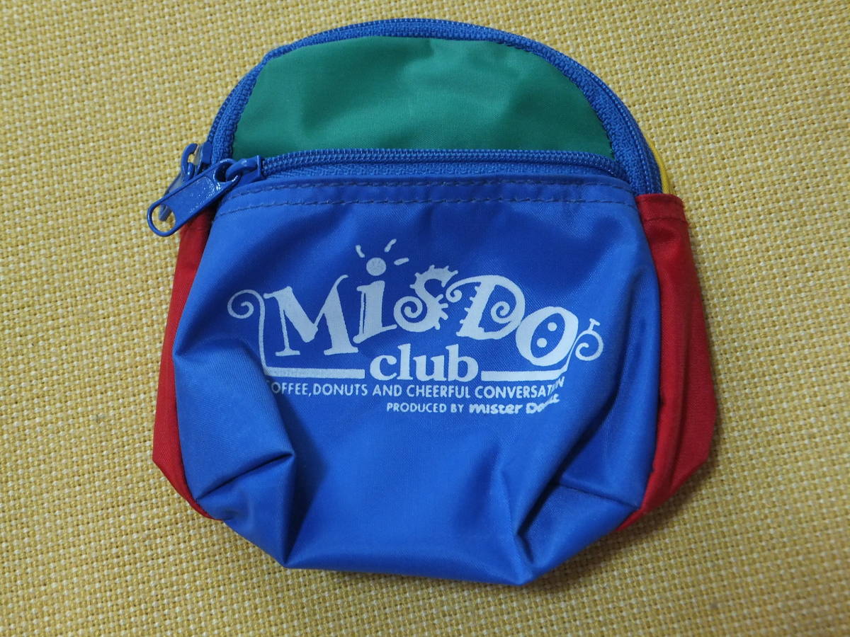 最終価格! MISDO CLUB ミスドクラブ ミスタードーナツ ノベルティ 原田治 OSAMU HARADA ビニールバッグ ミニリュック型ポーチ 当時物_画像8